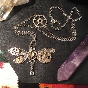 Awesome large steampunk dragonfly